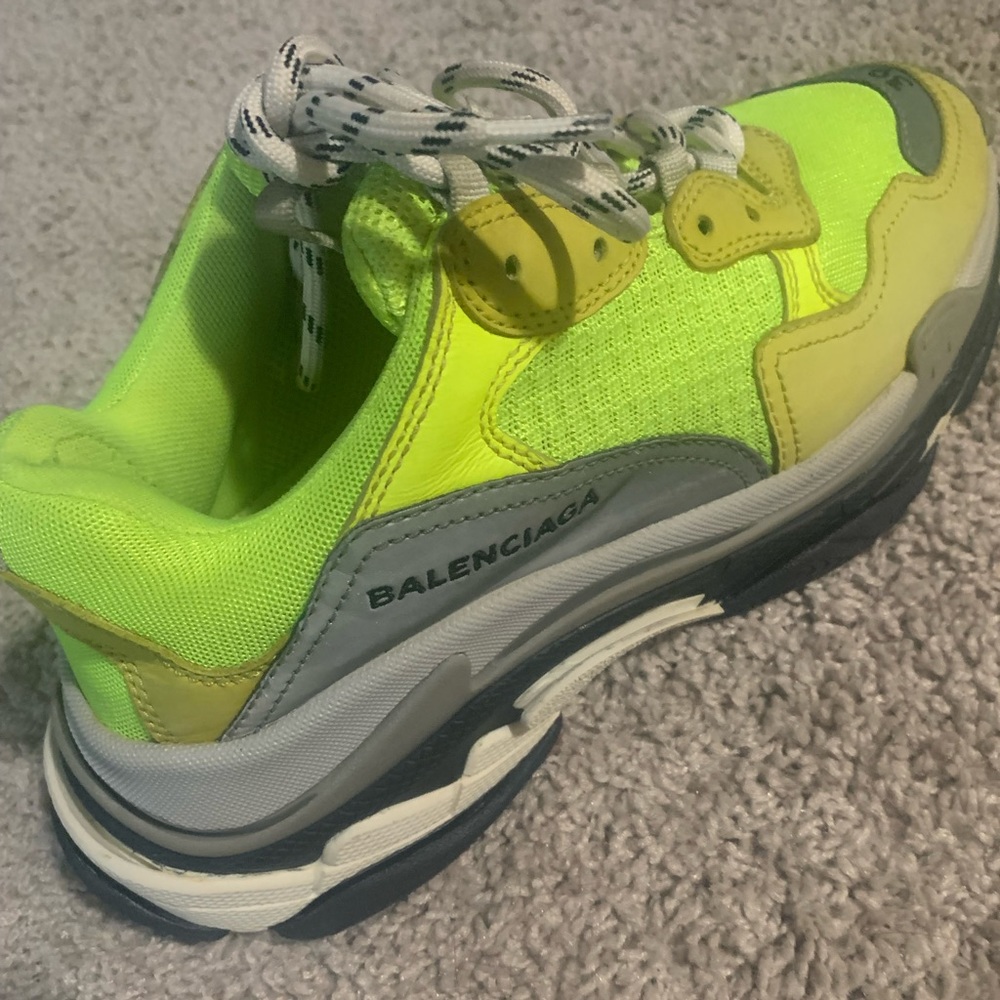 Balenciaga Triple S Green and Grey